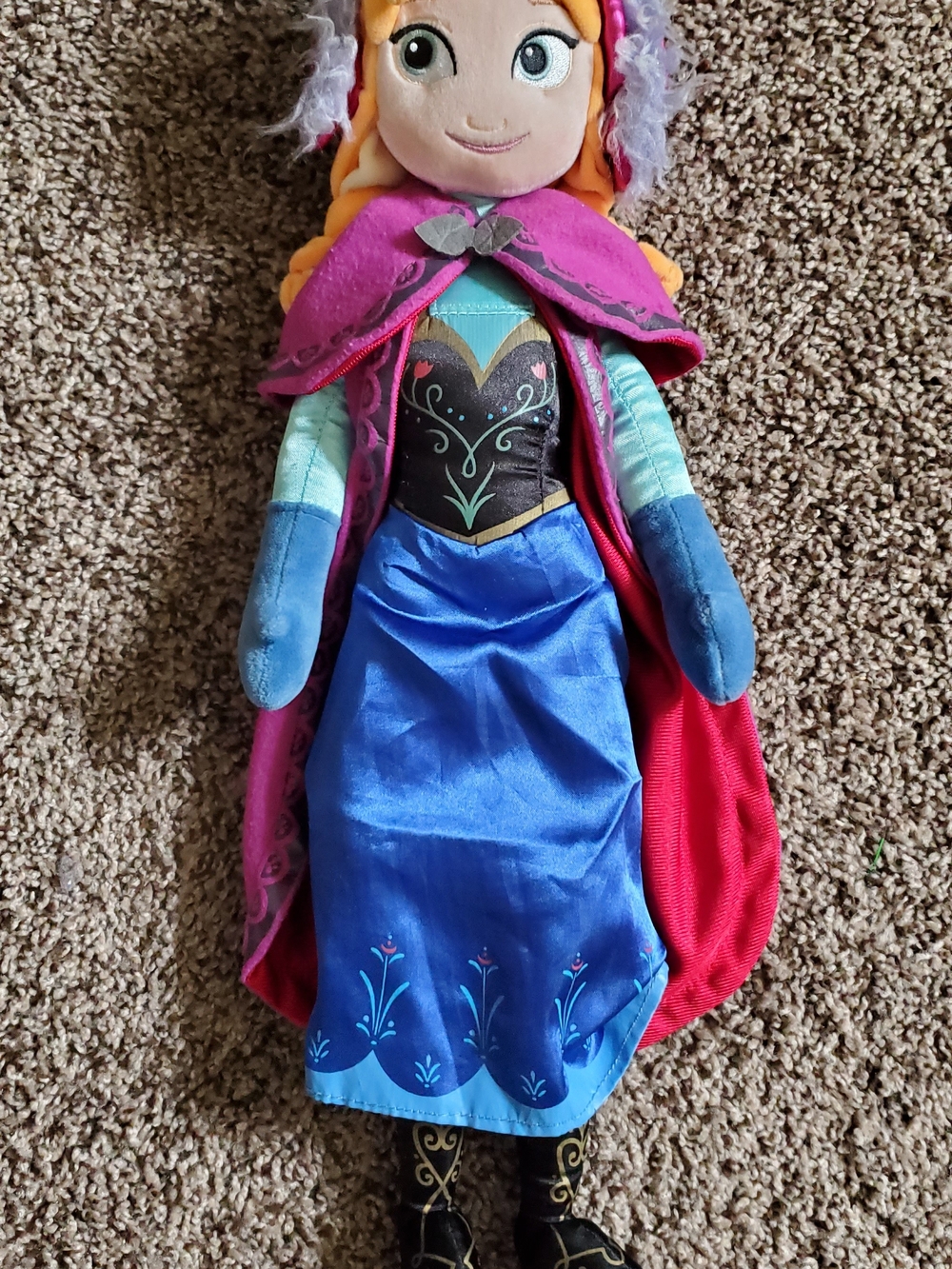 Disney Frozen Anna Plush Stuffed Doll